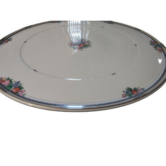 Christopher Stuart Y1008 Fruit Basket pattern Bone China Platter Cake Plate - Picture 3 of 14